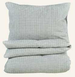 Outlet Påslakanset i bäckebölja olivgrön - 230x220 cm