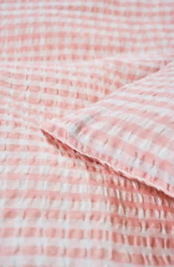 Best Påslakanset i bäckebölja rosa - 230x220 cm/50x60 cm
