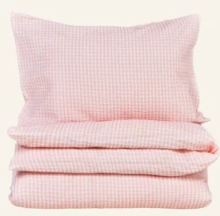 Best Påslakanset i bäckebölja rosa - 230x220 cm/50x60 cm