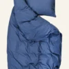 Outlet Påslakanset i bomull denimblå - 150x210 cm/50x60 cm