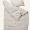 Påslakanset i bomull multi/grön - 150x210 cm