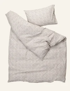Påslakanset i bomull multi/grön - 150x210 cm