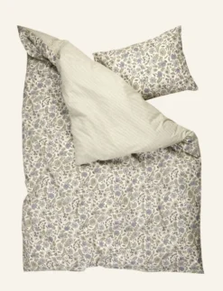 Discount Påslakanset i bomull olivgrön - 230x220 cm