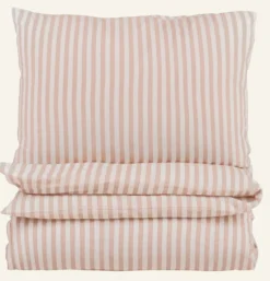 Påslakanset i bomull rosa - 150x210 cm/50x60 cm
