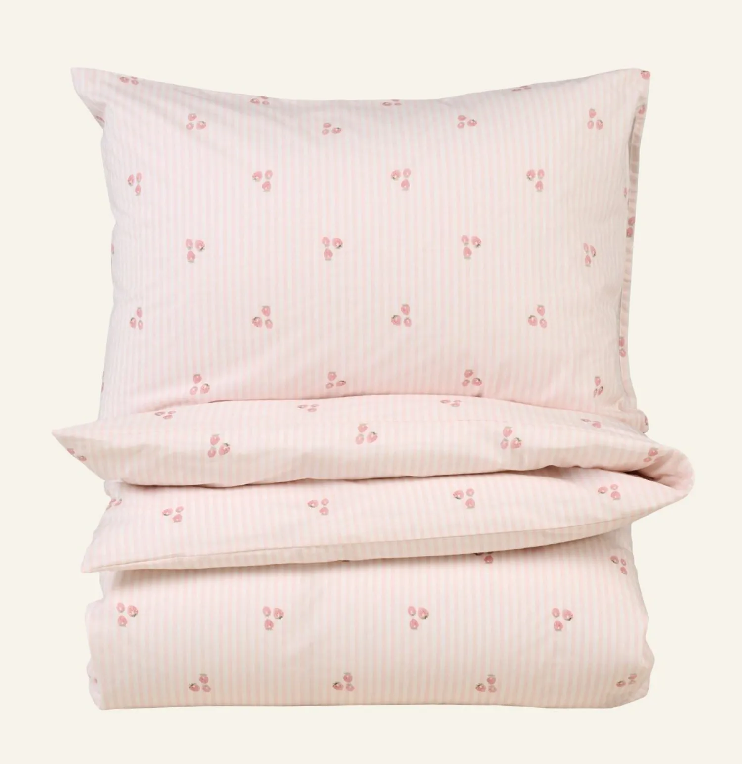 Best Påslakanset i bomull rosa - 150x210 cm/50x60 cm