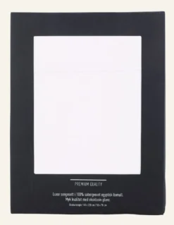 Premium Collection Påslakanset i egyptisk bomull satin vit - 150x210 cm/50x60 cm