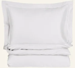 Premium Collection Påslakanset i egyptisk bomull satin vit - 150x210 cm/50x60 cm