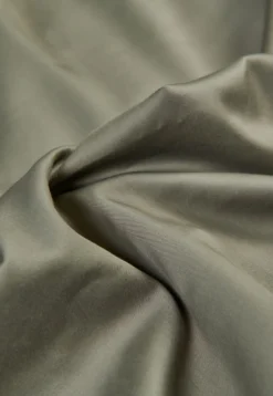 Online Premium Collection Påslakanset i egyptisk bomull satin olivgrön - 150x210 cm/50x60 cm