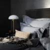 Discount Premium Collection Påslakanset i egyptisk bomull satin grå - 150x210 cm/50x60 cm