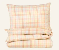 Best Påslakanset i garnfärgad bäckebölja multi - 150x210 cm/50x60 cm