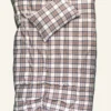Best Påslakanset i garnfärgad flanell multi/brun - 150x210+50x60 cm