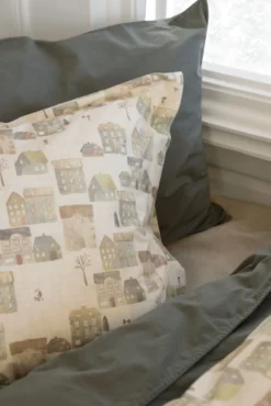 Online Påslakanset i percale multi - 150x210 cm