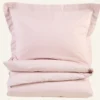 New Påslakanset i percale puderrosa - 150x210 cm