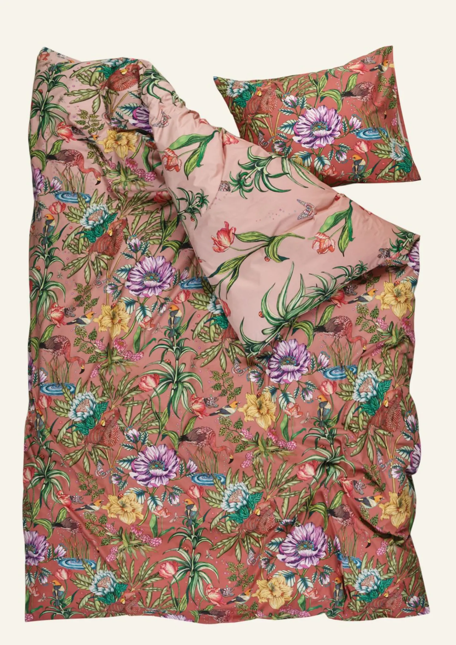 Outlet Nadja Wedin Påslakanset i percale rosa - 150x210 cm