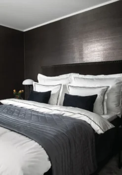 Outlet Premium Collection Påslakanset i percale vit - 150x210 cm