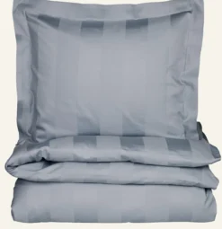 Best Påslakanset i satin dimblå - 150x210 cm