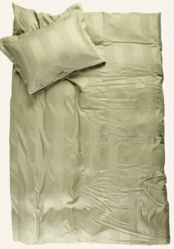 Best Påslakanset i satin ljusgrön - 150x210 cm