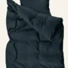 New Påslakanset i satin mörkblå - 150x210 cm