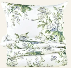 Clearance Påslakanset i satin multi/blå - 150x210 cm