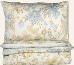 Online Påslakanset i satin multi/grön - 150x210 cm/50x60 cm