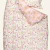 Outlet Påslakanset i satin multi/rosa - 150x210 cm
