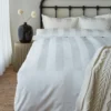 Sale Påslakanset i satin offwhite - 150x210 cm