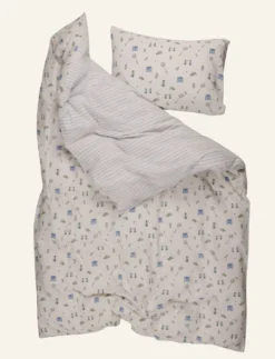 New Påslakanset multi/grön - 230x220 cm/50x60 cm