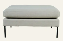 Clearance Forms & Objects Puff beige - 90x90x47 cm