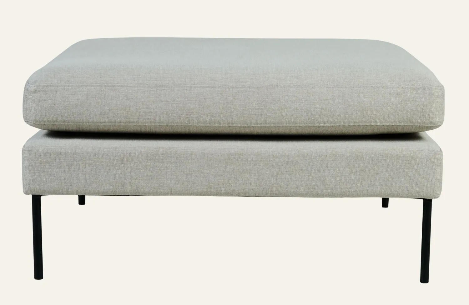 Clearance Forms & Objects Puff beige - 90x90x47 cm