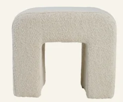 Outlet Forms & Objects Puff ljusbeige - 40x50x43 cm