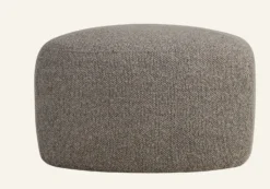 Puff multi/brun - 65x65x38 cm