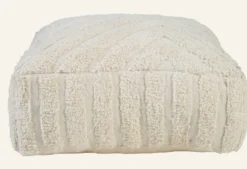 Online Forms & Objects Puff offwhite - 55x55x22 cm