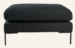 Sale Forms & Objects Puff svart - 90x90x50 cm