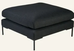 Sale Forms & Objects Puff svart - 90x90x50 cm