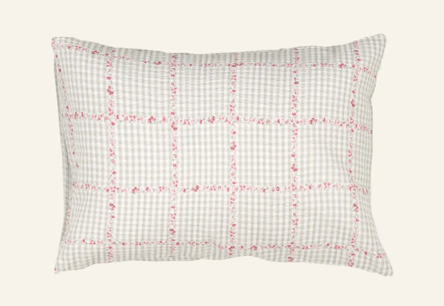 Best Örngott i bäckebölja multi/grön - 50x60 cm