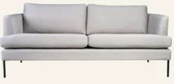 Discount Forms & Objects 3-sits soffa beige - 189x94x80 cm