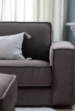 Outlet Forms & Objects 3-sits soffa brun - 222x95x79 cm