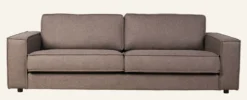 Outlet Forms & Objects 3-sits soffa brun - 222x95x79 cm