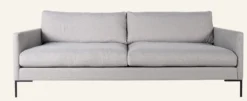 Outlet Forms & Objects 3-sits soffa ljusgrå - 227x100x83 cm