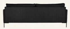 Sale Forms & Objects 3-sits soffa svart - 227x100x83 cm