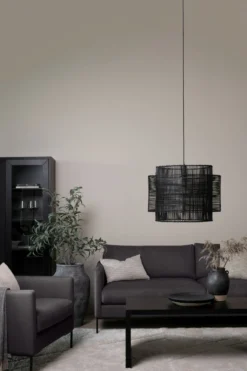 Sale Forms & Objects 3-sits soffa svart - 227x100x83 cm