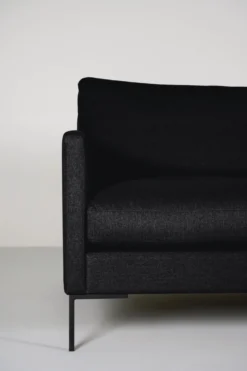 Sale Forms & Objects 3-sits soffa svart - 227x100x83 cm