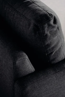 Sale Forms & Objects 3-sits soffa svart - 227x100x83 cm