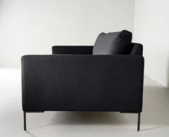 Sale Forms & Objects 3-sits soffa svart - 227x100x83 cm