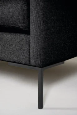 Sale Forms & Objects 3-sits soffa svart - 227x100x83 cm