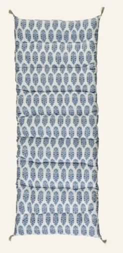 Sittkudde blå - 60x140x7 cm