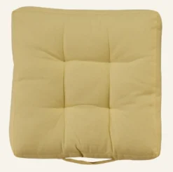 Outlet Sittkudde gul - 40x40x5 cm