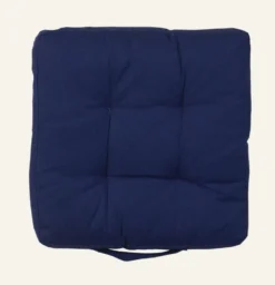Discount Sittkudde marinblå - 40x40x5 cm