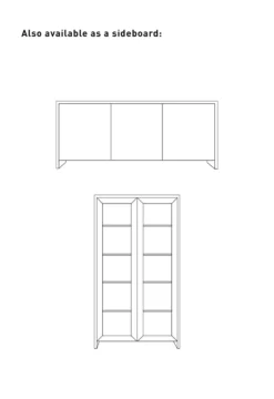 Outlet Forms & Objects Skåp svart - 100x40x183 cm