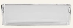 Hot Nice & organized Smal förvaringslåda transparent - 9,6x39x12,2 cm